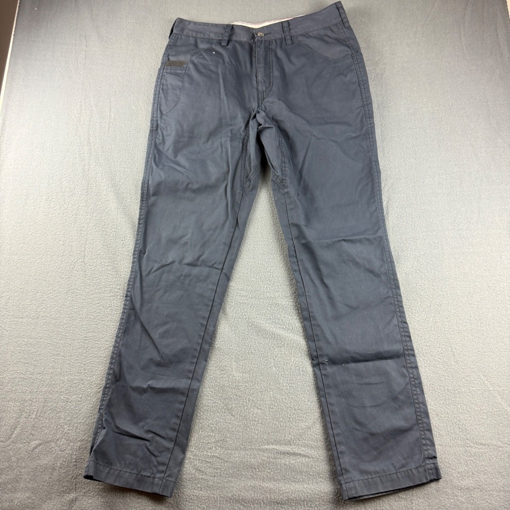 Iron and Resin Pants Men's 32x32 Blue Workwear Union Utility Canvas Collar Slim